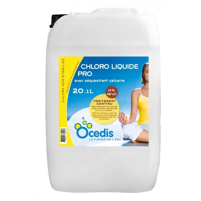 Vente Flash CHLORE LIQUIDE 20L – OCEDIS