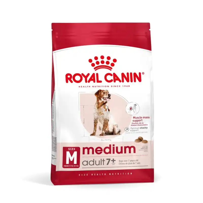 Affaire À Saisir CROQUETTES CHIEN MEDIUM ADULT 7+ 10KG ROYAL CANIN