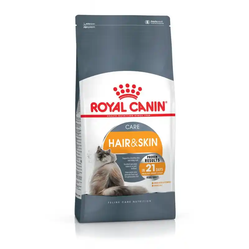 Acheter En Ligne CROQUETTES CHAT HAIR & SKIN 2KG ROYAL CANIN