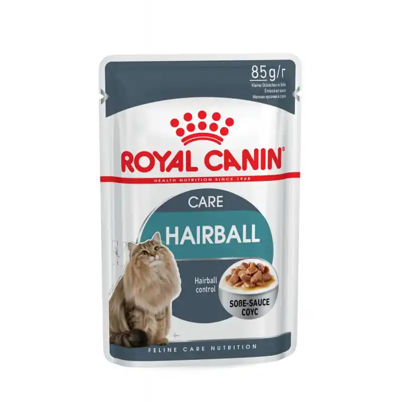 Quantité Limitée ALIMENT HUMIDE CHAT HAIRBALL SAUCE 85G - ROYAL CANIN