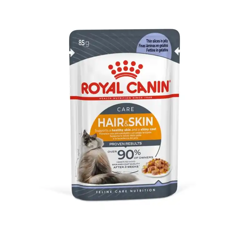Achetez Aujourd&rsquo;hui ALIMENT HUMIDE CHAT INTENSE BEAUTY GELEE 12x85G ROYAL CANIN