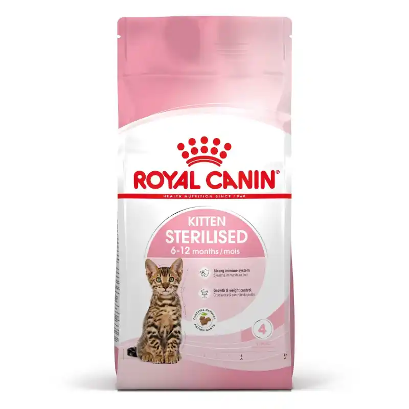CROQUETTES CHATON STERILISED 0.4KG ROYAL CANIN Meilleure Vente