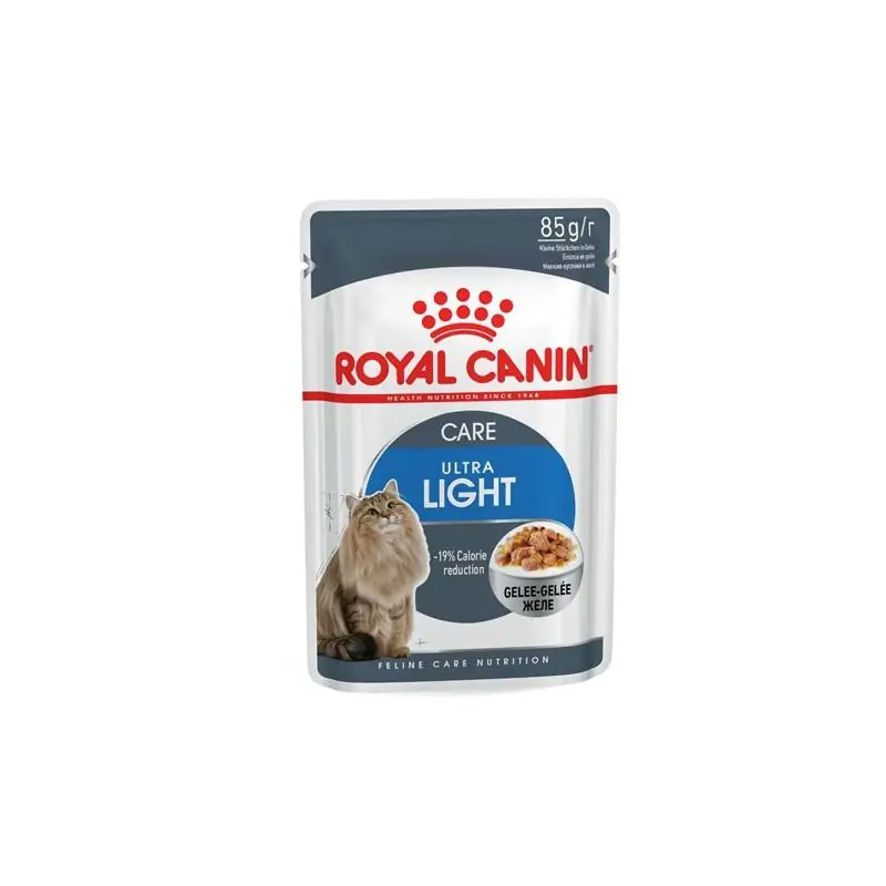 Promotion ALIMENT HUMIDE CHAT LIGHT GELÉE 85G - ROYAL CANIN