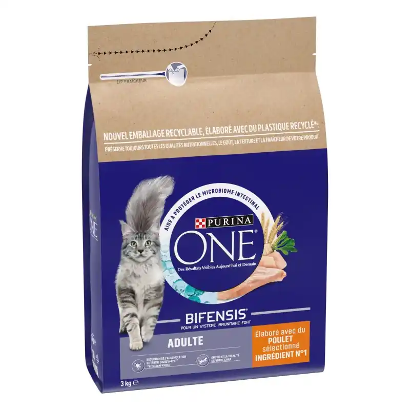 CROQUETTES CHATS ADULTE 3 KG – PURINA ONE Réduction