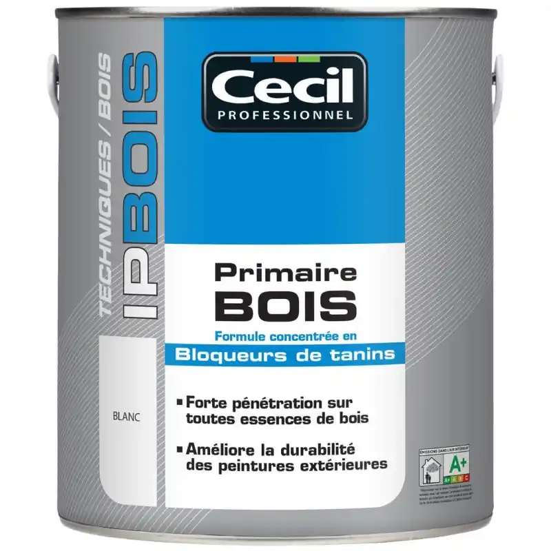 Expédition Rapide SOUS-COUCHE BOIS SATIN BLANC 2.5L - CECIL