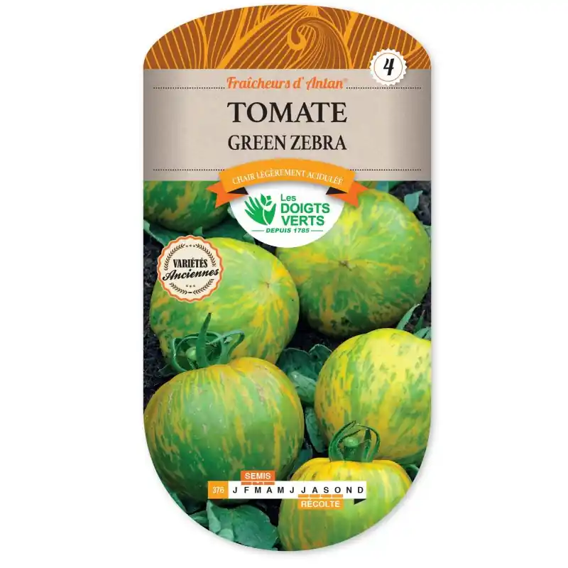 Affaire À Saisir TOMATE GREEN ZEBRA – CATÉGORIE 4 – LES DOIGTS VERTS
