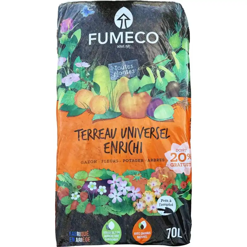 Acheter Direct TERREAU UNIVERSEL 70L – FUMECO