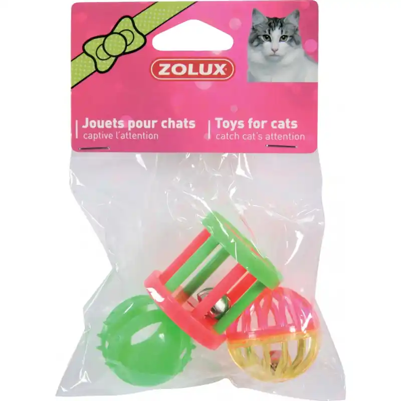 JOUET CHAT 3 MULTIFORME 4CM Prix Cassé