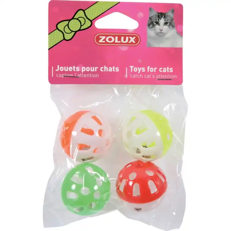 Meilleure Vente JOUET CHAT 4 SPHERE GRELOT 3CM