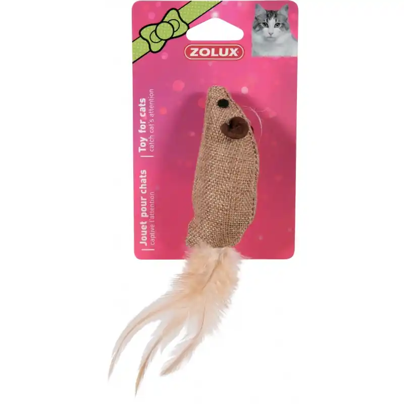 Jusqu&rsquo;à Épuisement Des Stocks JOUET CHAT SOURIS CANVAS 4 CM – ZOLUX